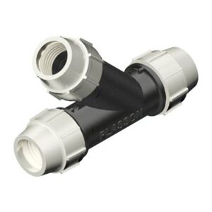 Plastic threaded Y-branch fitting, Plasson